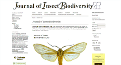 Desktop Screenshot of insectbiodiversity.org