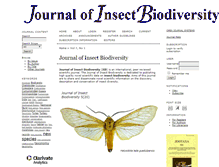 Tablet Screenshot of insectbiodiversity.org
